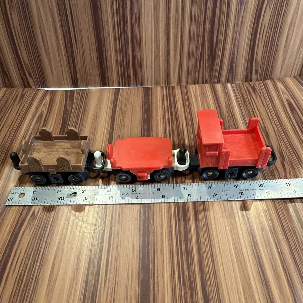 2003 Fisher Price‎ Geotrax Tracktown Railway Replacement Pieces 3 Cars